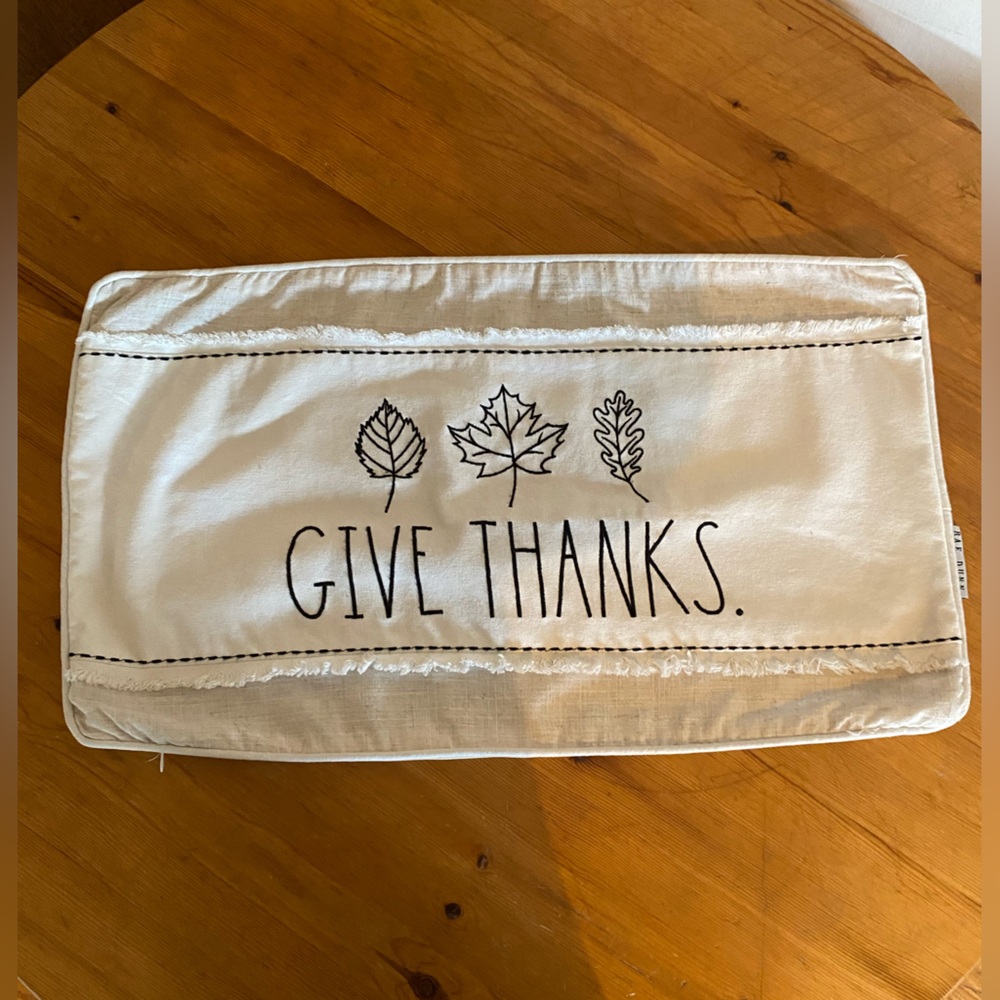 3 for 15$! Rae Dunn thanksgiving throw pillow sham.